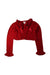 A Red Cardigans from Kingkow in size 12Y for girl. (Front View)