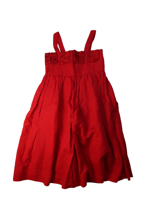 A Red Sleeveless Dresses from Nicholas & Bears in size 8Y for girl. (Front View)