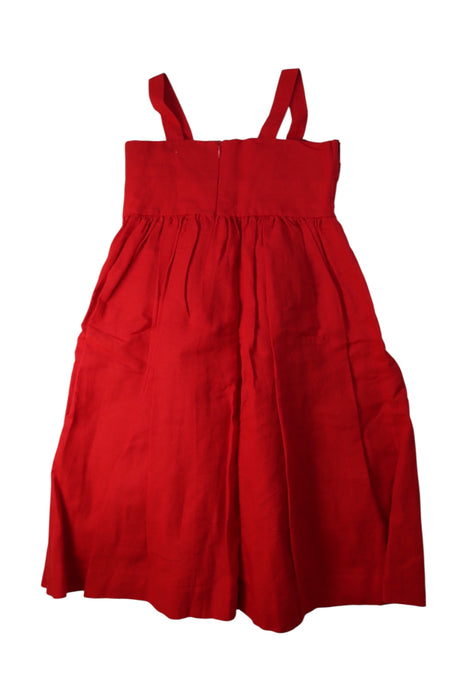 A Red Sleeveless Dresses from Nicholas & Bears in size 8Y for girl. (Back View)