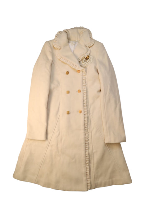 A Ivory Coats from Nicholas & Bears in size 12Y for girl. (Front View)