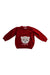 A Red Crewneck Sweatshirts from Chicco in size 6-12M for boy. (Front View)
