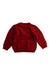 A Red Crewneck Sweatshirts from Chicco in size 6-12M for boy. (Back View)