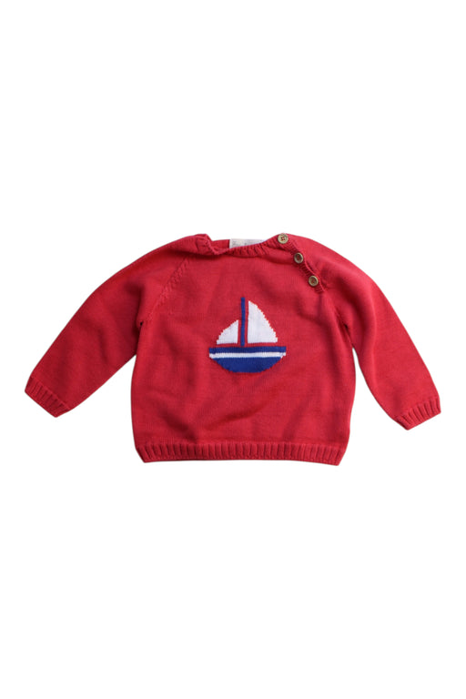 A Red Knit Sweaters from Fina Ejerique in size 12-18M for boy. (Front View)