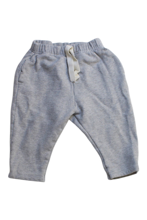 A Grey Sweatpants from Petit Bateau in size 6-12M for boy. (Front View)