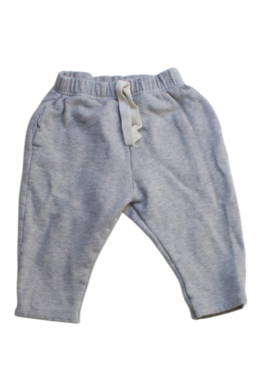 A Grey Sweatpants from Petit Bateau in size 6-12M for boy. (Front View)