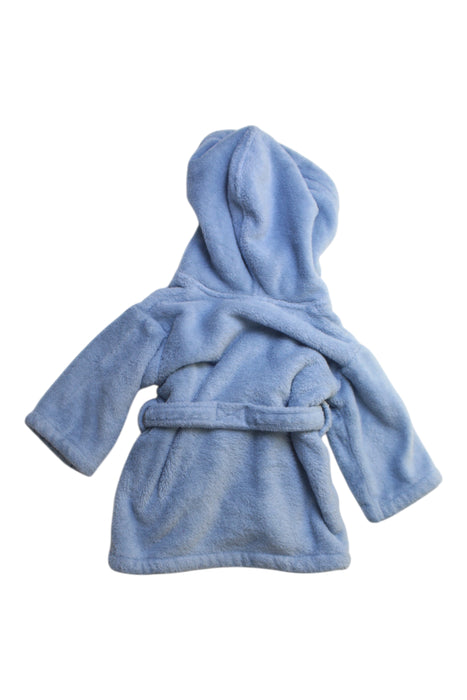 A Blue Bathrobes from The Little White Company in size 2T for boy. (Back View)