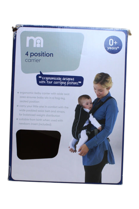 A Multicolour Baby Carriers from Mothercare in size O/S for neutral. (Front View)