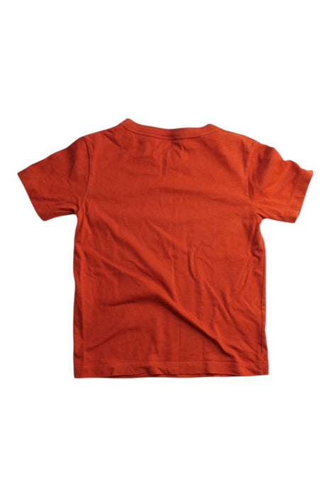 A Orange Short Sleeve T Shirts from Petit Bateau in size 6T for boy. (Back View)