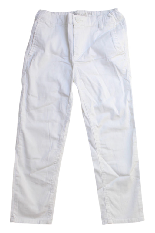 A White Casual Pants from Chateau de Sable in size 4T for boy. (Front View)