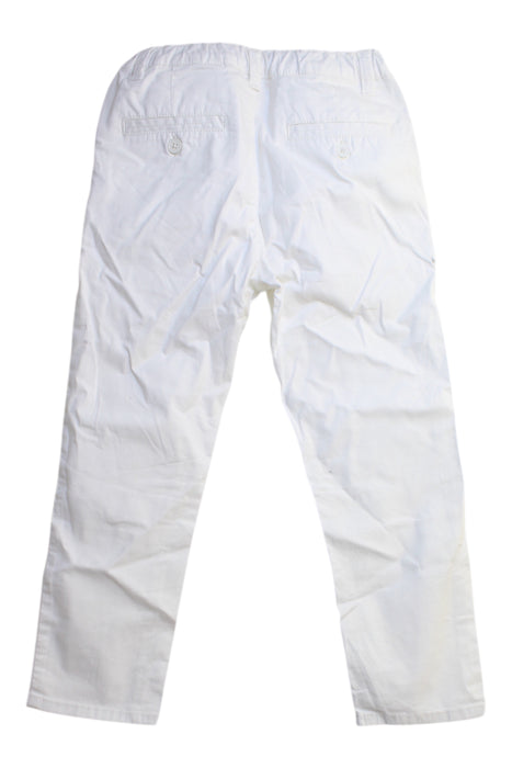 A White Casual Pants from Chateau de Sable in size 4T for boy. (Back View)