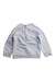 A Grey Crewneck Sweatshirts from Petit Bateau in size 12-18M for boy. (Back View)