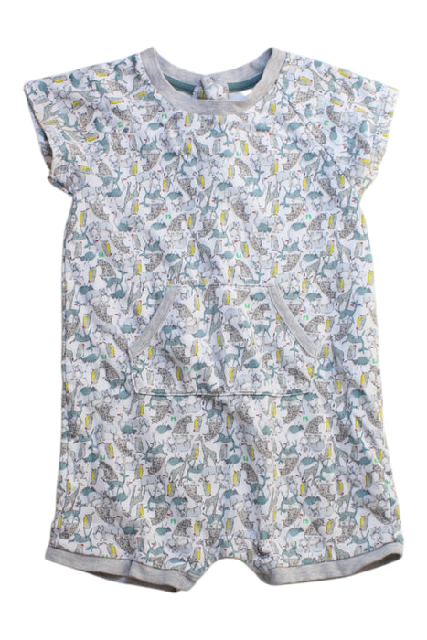 A Multicolour Short Sleeve Rompers from Petit Bateau in size 12-18M for girl. (Front View)