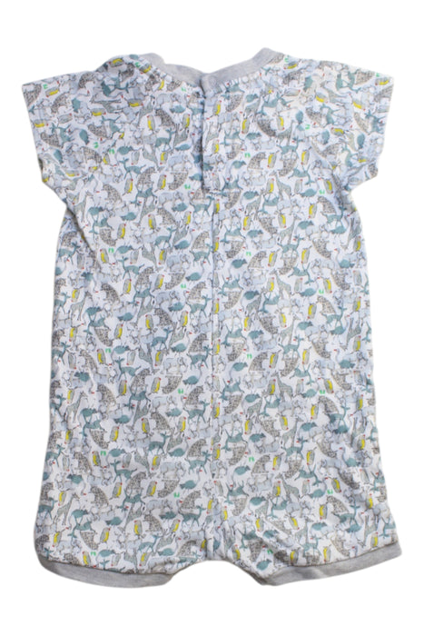 A Multicolour Short Sleeve Rompers from Petit Bateau in size 12-18M for girl. (Back View)