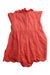 A Orange Sleeveless Rompers from Chateau de Sable in size 6-12M for girl. (Back View)