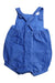 A Blue Overall Shorts from Jacadi in size 3-6M for girl. (Back View)