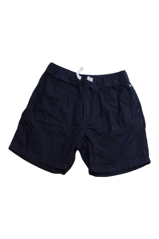 A Navy Shorts from Petit Bateau in size 5T for boy. (Front View)