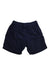 A Navy Shorts from Petit Bateau in size 5T for boy. (Back View)