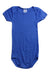 A Blue Short Sleeve Bodysuits from Petit Bateau in size 18-24M for neutral. (Front View)