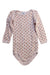 A Beige Long Sleeve Bodysuits from Petit Bateau in size 12-18M for girl. (Front View)