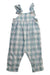 A Blue Long Overalls from Cyrillus in size 12-18M for girl. (Front View)