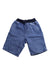 A Blue Shorts from Petit Bateau in size 5T for girl. (Front View)