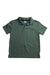 A Green Short Sleeve Polos from Petit Bateau in size 8Y for boy. (Front View)