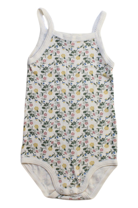 A Multicolour Sleeveless Bodysuits from Petit Bateau in size 18-24M for girl. (Front View)