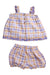 A Multicolour Shorts Sets from Chateau de Sable in size 6-12M for girl. (Back View)