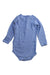 A Blue Long Sleeve Bodysuits from Petit Bateau in size 6-12M for boy. (Back View)
