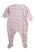 A White Onesies from Petit Bateau in size 6-12M for girl. (Back View)