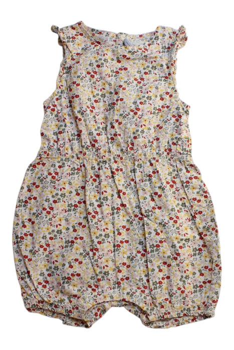 A Multicolour Sleeveless Rompers from Petit Bateau in size 12-18M for girl. (Front View)