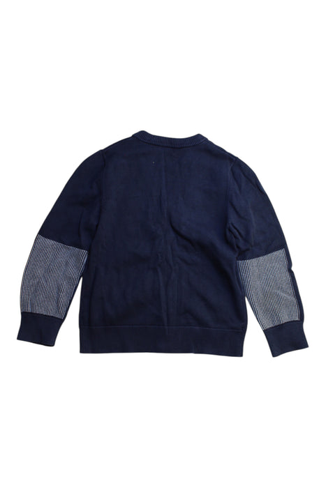 A Navy Cardigans from Boss in size 4T for boy. (Back View)