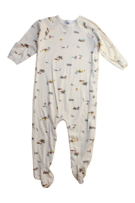 A Multicolor Onesies from Petit Bateau in size 12-18M for girl. (Front View)