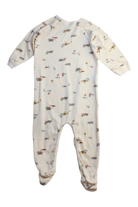 A Multicolour Onesies from Petit Bateau in size 12-18M for girl. (Back View)