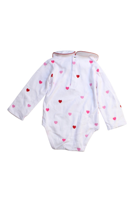 A White Long Sleeve Bodysuits from Jacadi in size 18-24M for girl. (Back View)