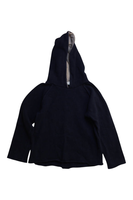 A Black Hooded Sweatshirts from 1 + in the family in size 18-24M for boy. (Front View)
