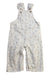 A White Long Overalls from Vertbaudet in size 12-18M for girl. (Front View)