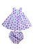 A Multicolour Dress Sets from Jacadi in size 12-18M for girl. (Back View)