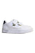 A White Sneakers from Lacoste in size 3T for boy. (Front View)