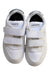 A White Sneakers from Lacoste in size 3T for boy. (Back View)