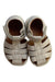 A White Sandals from Jacadi in size 12-18M for girl. (Back View)