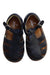 A Navy Sandals from Jacadi in size 3T for girl. (Back View)