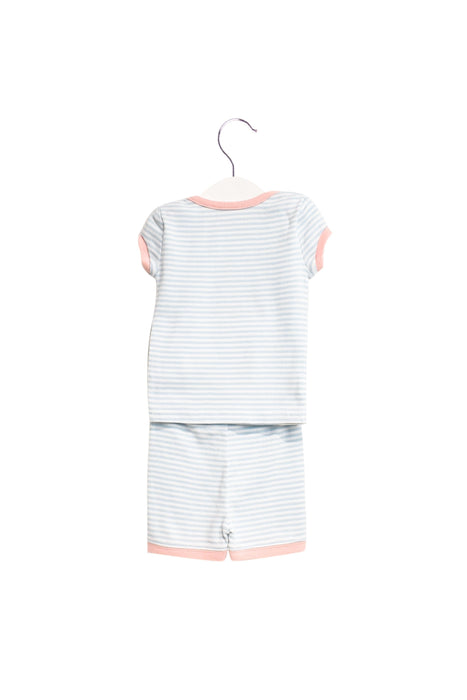 A Blue Pyjama Sets from Ralph Lauren in size 6-12M for girl. (Back View)