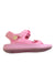 A Pink Sandals from New Balance in size 6T for girl. (Front View)