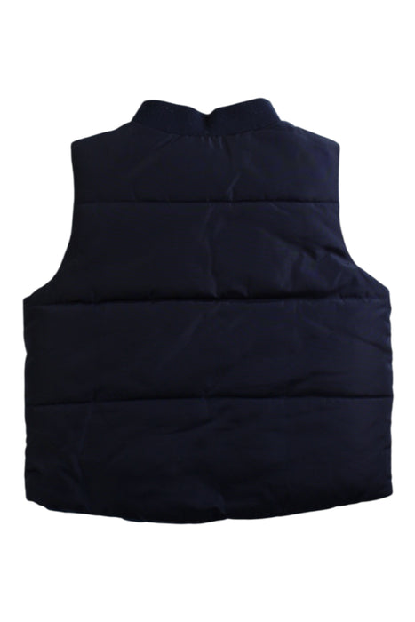 A Navy Outerwear Vests from Jacadi in size 3T for boy. (Back View)