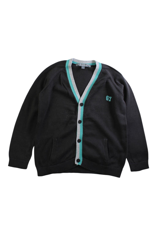 A Black Cardigans from Bonpoint in size 4T for boy. (Front View)