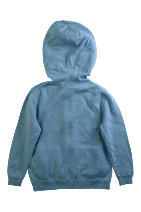 A Blue Hooded Sweatshirts from Dolce & Gabbana in size 3T for boy. (Back View)