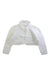 A White Cardigans from Bonpoint in size 6T for girl. (Front View)