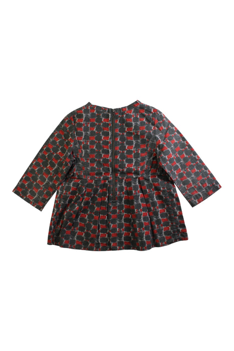 A Red Long Sleeve Tops from Bonpoint in size 6T for girl. (Back View)