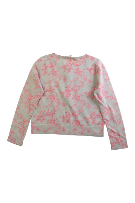 A Pink Cardigans from Bonpoint in size 6T for girl. (Back View)